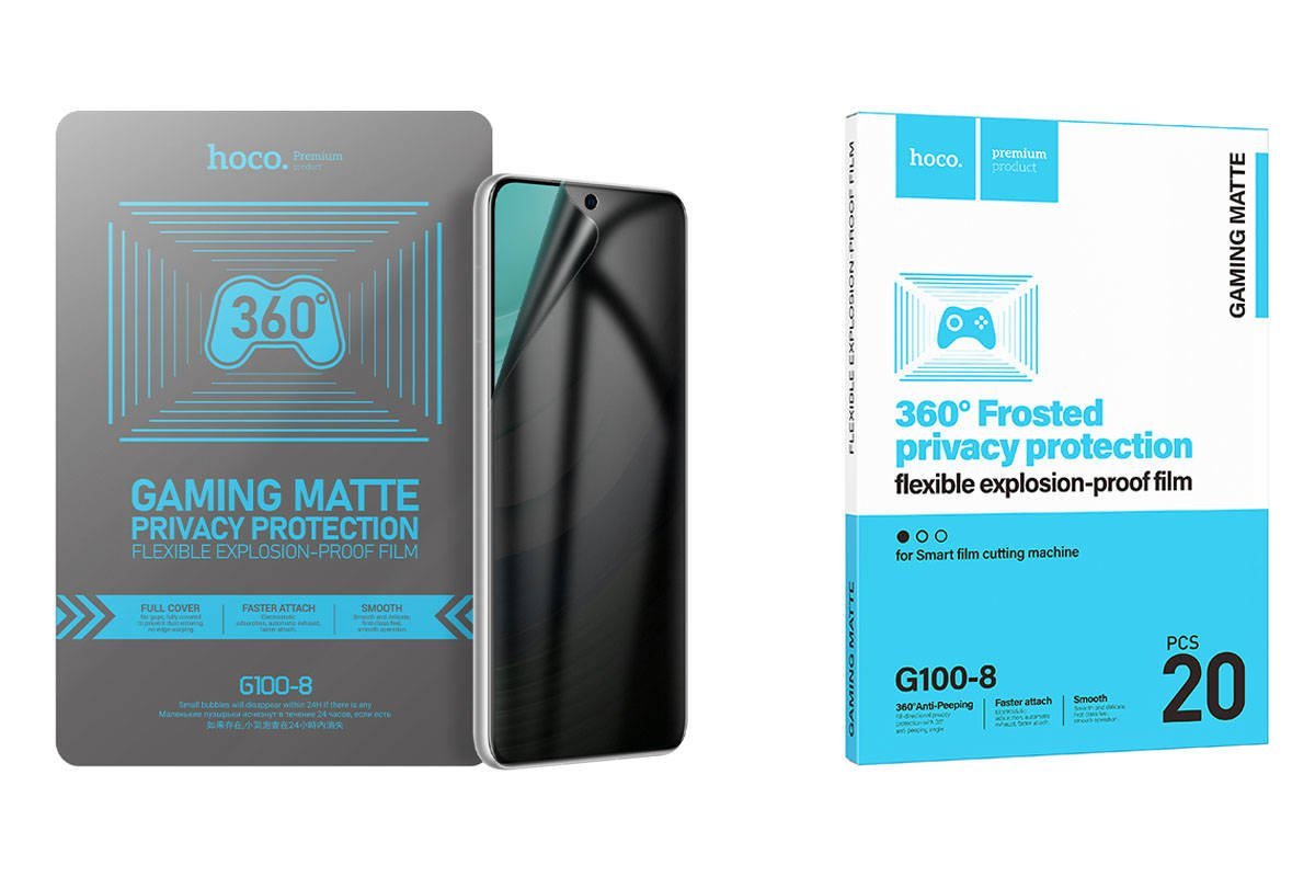 G100-8 -  Film anti-espion mat 360°