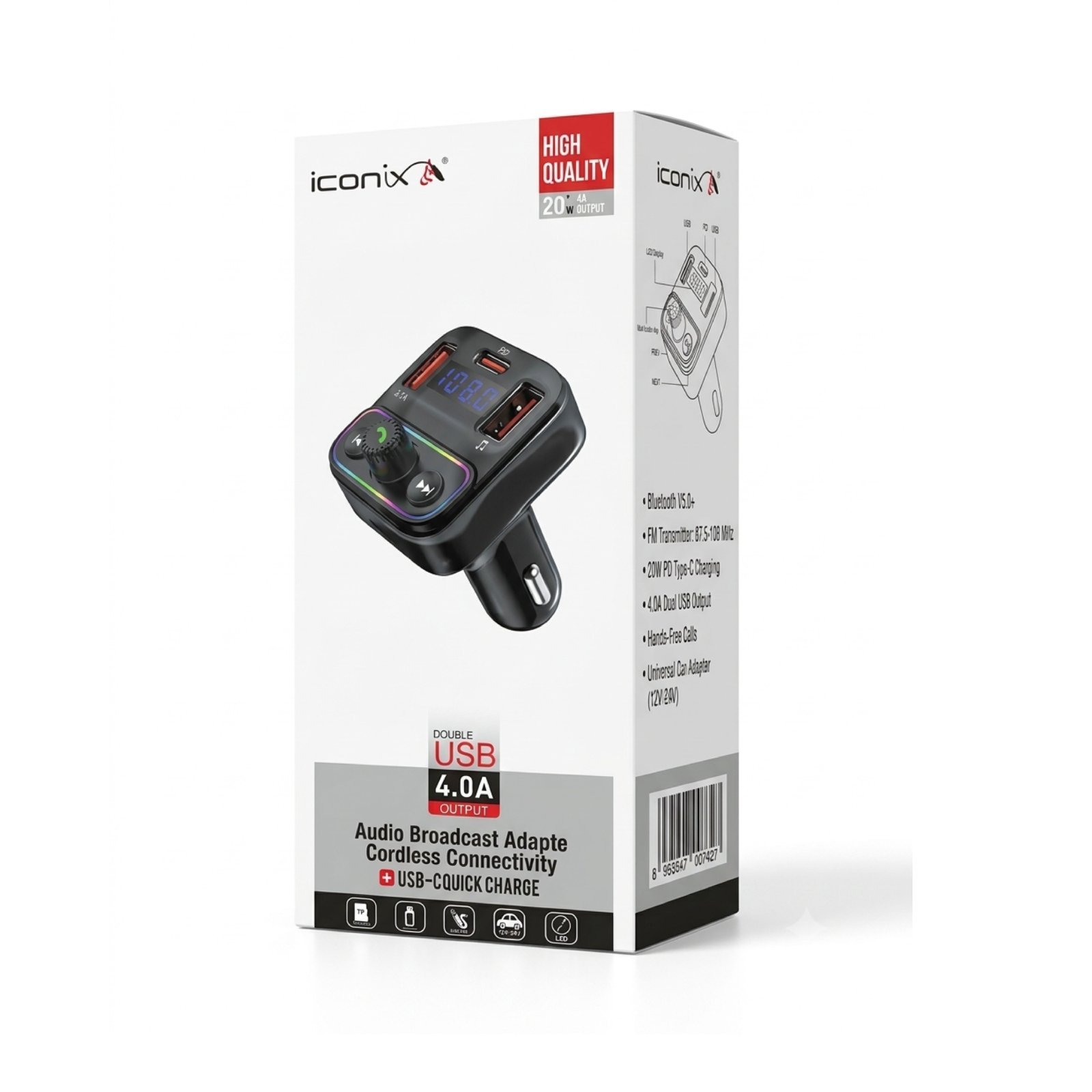 192/3 MP3 voiture Double USB 4.0A